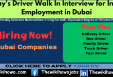 Today’s-Driver-Walk-In-Interview-for-Indian-Employment-in-Dubai