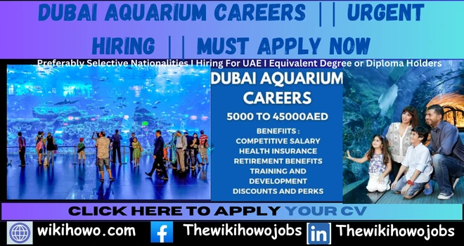 Dubai Aquarium Careers